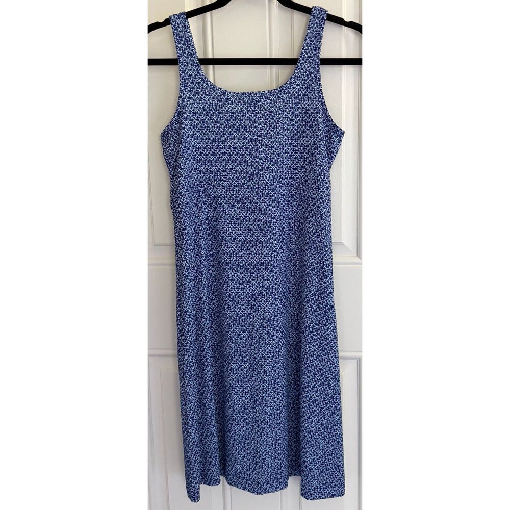 Columbia Women's Blue Print Shift Dress size S